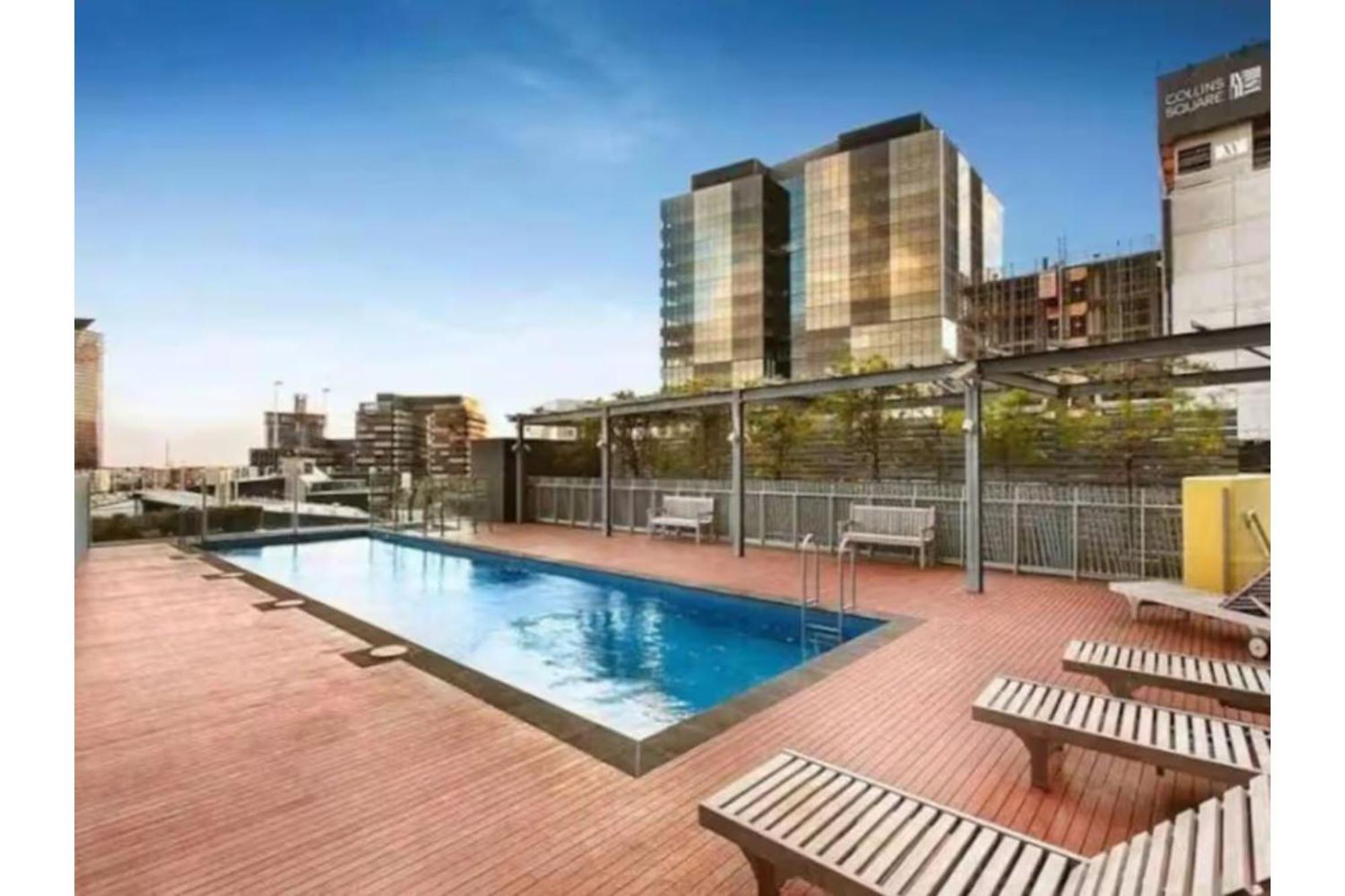 Docklands Convenient & Modern 1 Bed Apartment Melbourne Bagian luar foto